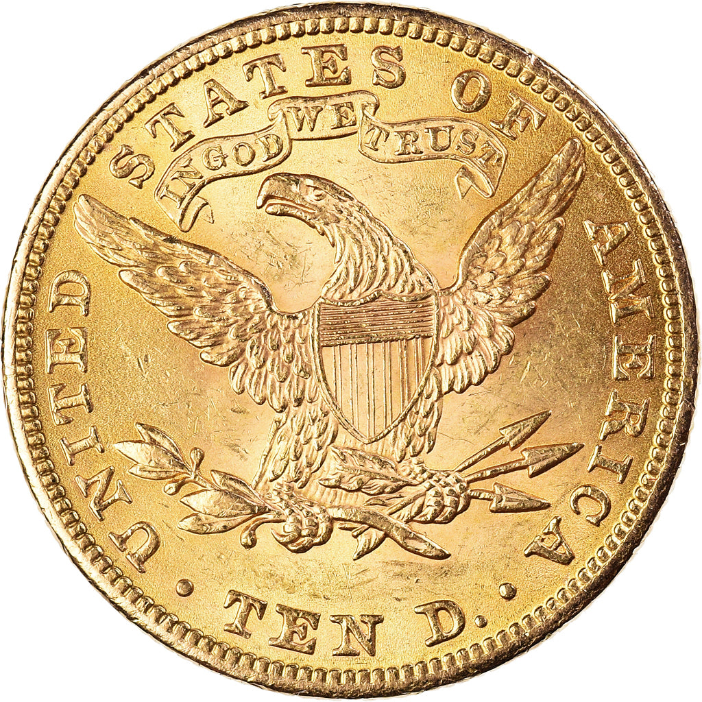 Coin, United States, Coronet Head, $10, Eagle, 1901, Philadelphia, MS(60-62)