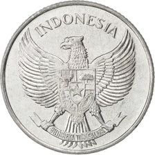INDONESIA, 25 Sen, 1957, KM #11, MS(63), Aluminum, 2.18