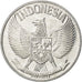 INDONESIA, 50 Sen, 1959, KM #14, MS(63), Aluminum, 29, 2.99
