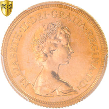 Coin, Great Britain, Elizabeth II, Sovereign, 1974, PCGS, MS65, MS(65-70), Gold