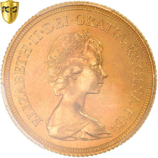 Münze, Großbritannien, Elizabeth II, Sovereign, 1976, PCGS, MS65, STGL, Gold