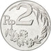 INDONESIA, 2 Rupiah, 1970, KM #21, MS(63), Aluminum, 26, 2.30