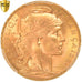 Moneta, Francia, Marianne, 20 Francs, 1909, Paris, PCGS, MS67, FDC, Oro, KM:857