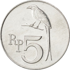 INDONESIA, 5 Rupiah, 1970, KM #22, MS(63), Aluminum, 28, 3.04