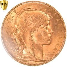 Coin, France, Marianne, 20 Francs, 1912, PCGS, MS66, MS(65-70), Gold, KM:857
