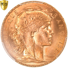 Coin, France, Marianne, 20 Francs, 1912, PCGS, MS66+, MS(65-70), Gold, KM:857