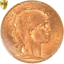 Coin, France, Marianne, 20 Francs, 1912, PCGS, MS66+, MS(65-70), Gold, KM:857