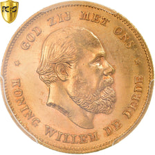 Coin, Netherlands, William III, 10 Gulden, 1875, Utrecht, PCGS, MS63, MS(63)