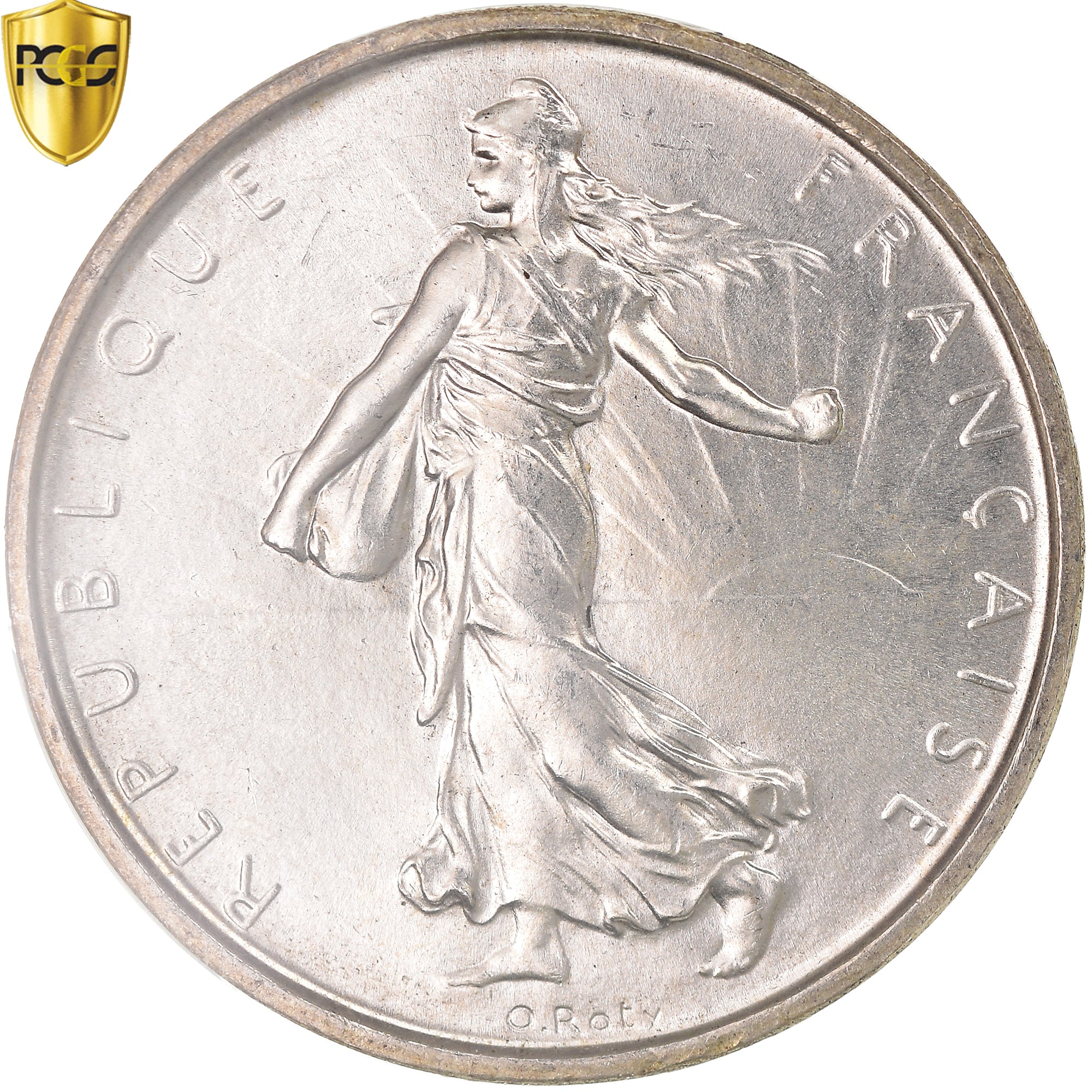 Monnaie, France, Semeuse, 5 Francs, 1961, Paris, PCGS, MS66, FDC, Argent