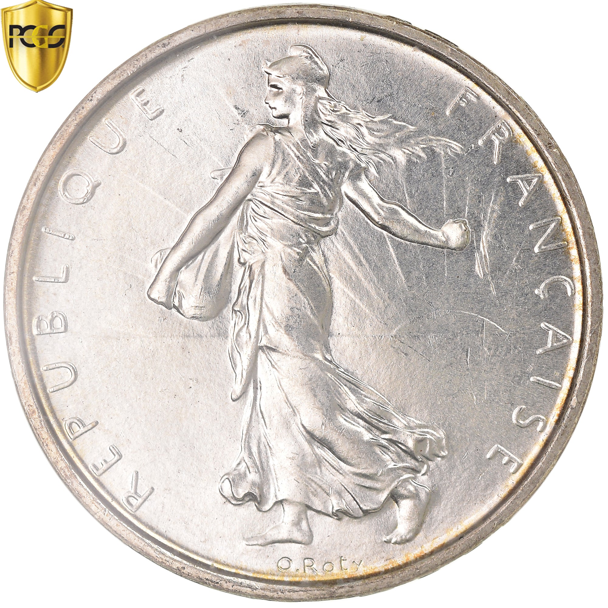 Coin, France, Semeuse, 5 Francs, 1963, Paris, PCGS, MS64, MS(64), Silver
