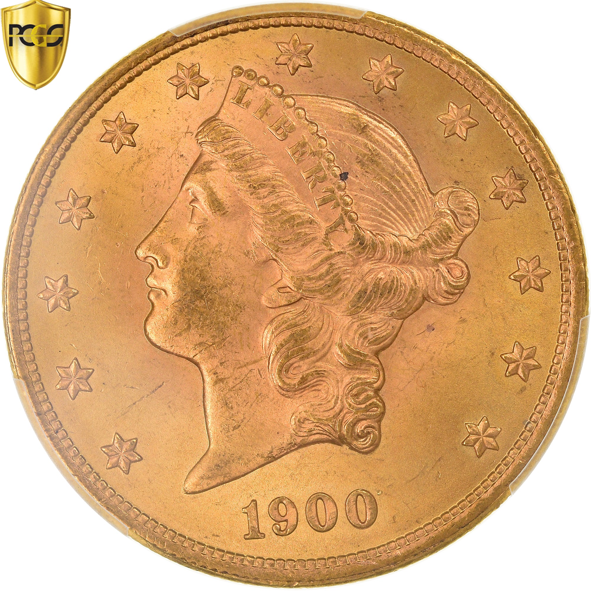 Coin, United States, Liberty Head, $20, Double Eagle, 1900, Philadelphia