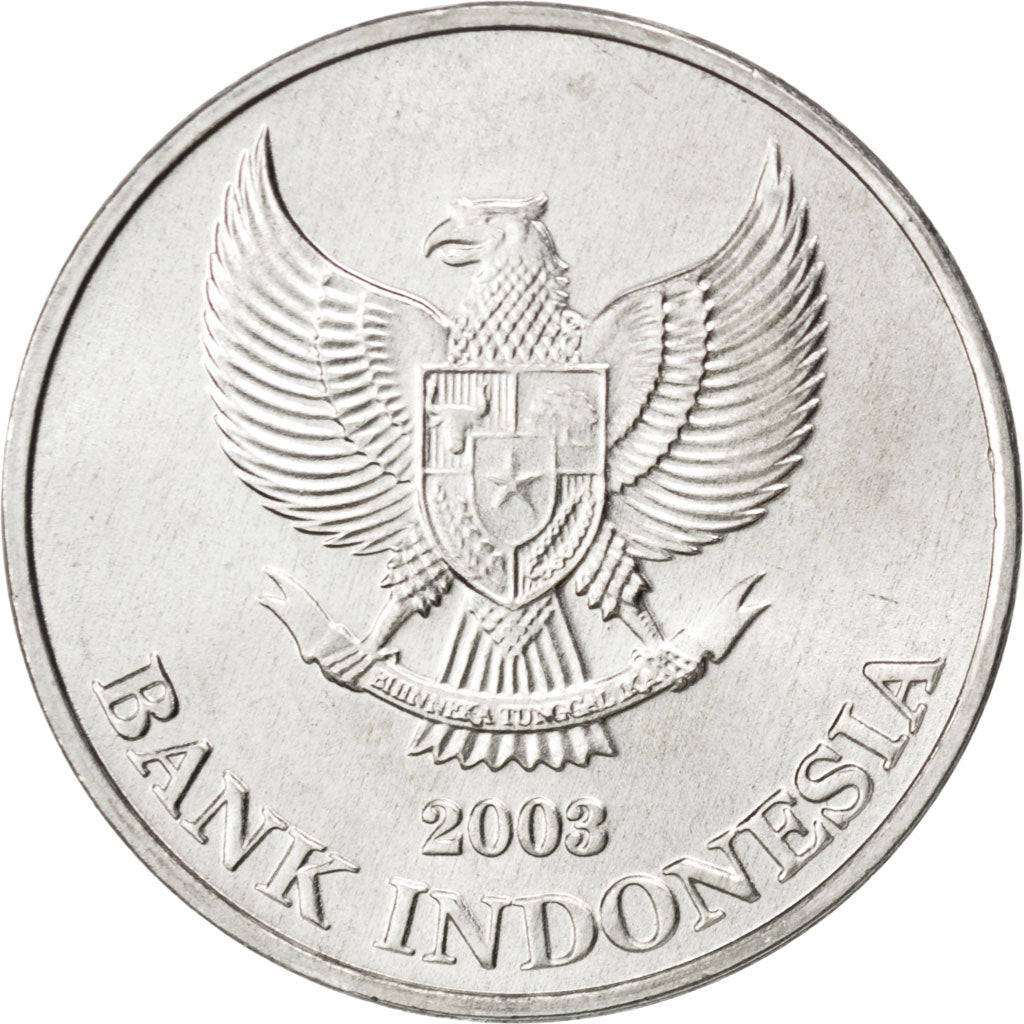 Coin, Indonesia, 200 Rupiah, 2003, MS(63), Aluminum, KM:66
