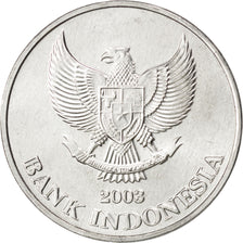Coin, Indonesia, 200 Rupiah, 2003, MS(63), Aluminum, KM:66