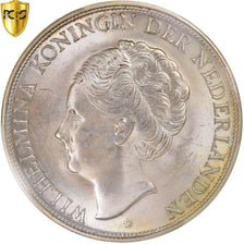 Munten, Curacao, Wilhelmina I, 2-1/2 Gulden, 1944, Denver, USA, PCGS, MS65, FDC