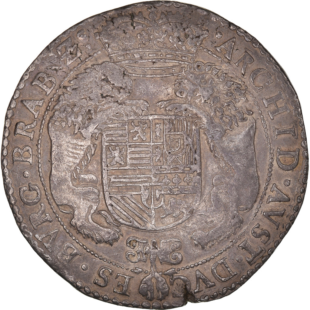 Coin, Spanish Netherlands, BRABANT, Albert & Isabella, Ducaton, 1619, Antwerp
