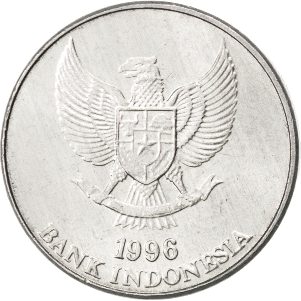 Coin, Indonesia, 25 Rupiah, 1996, MS(63), Aluminum, KM:55