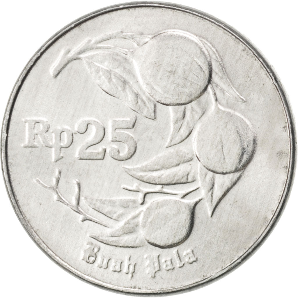 Coin, Indonesia, 25 Rupiah, 1996, MS(63), Aluminum, KM:55