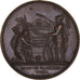 França, Medal, Les Trois Glorieuses et Casimir Delavigne, 1830, Caqué