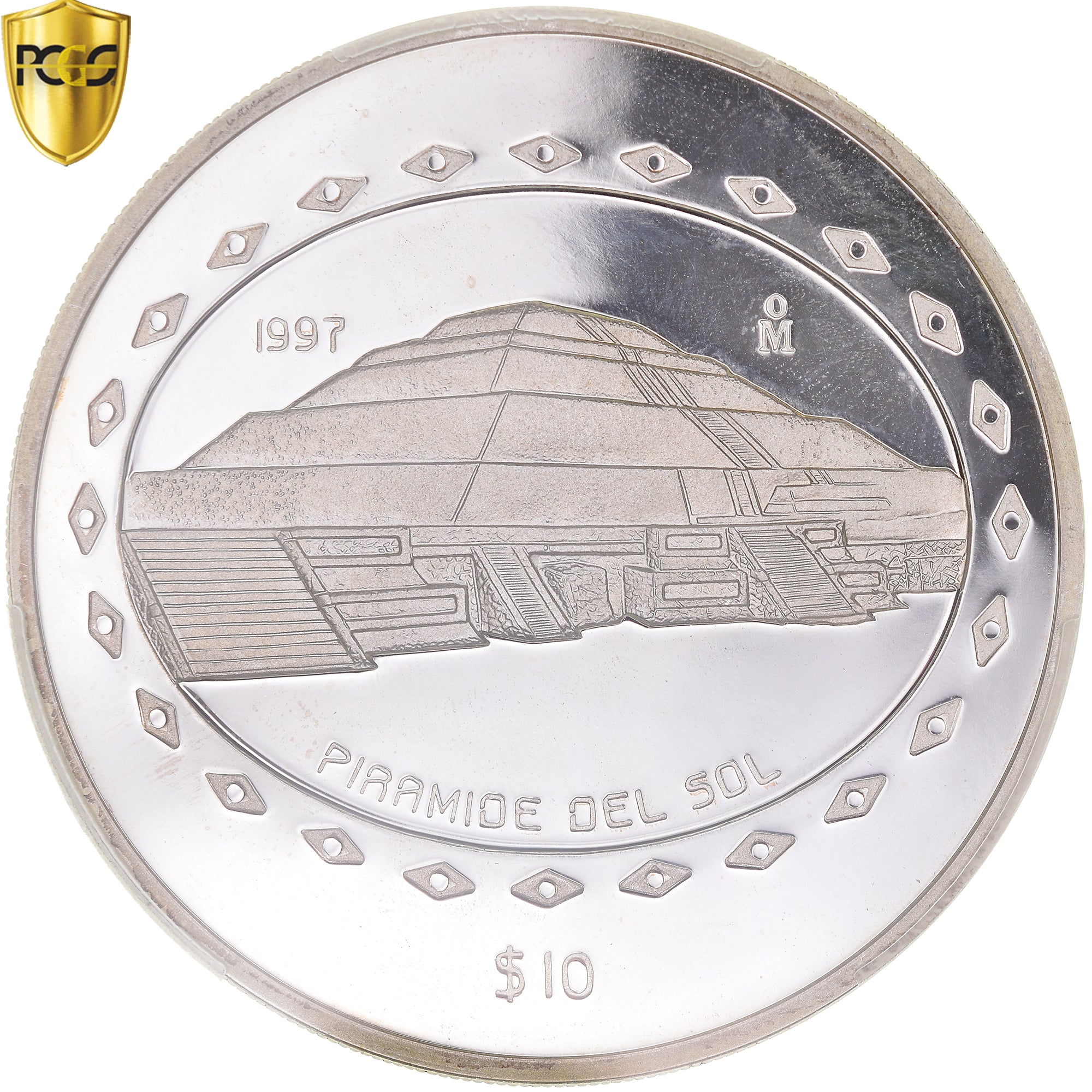 Coin, Mexico, 10 Pesos, 1997, Mexico City, Proof, PCGS, PR67DCAM, MS(65-70)