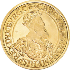 Coin, Belgium, 50 Ecu, 1987, Brussels, MS(65-70), Gold, KM:167