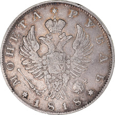 Coin, Russia, Alexander I, Rouble, 1818, Saint-Petersburg, VF(30-35), Silver