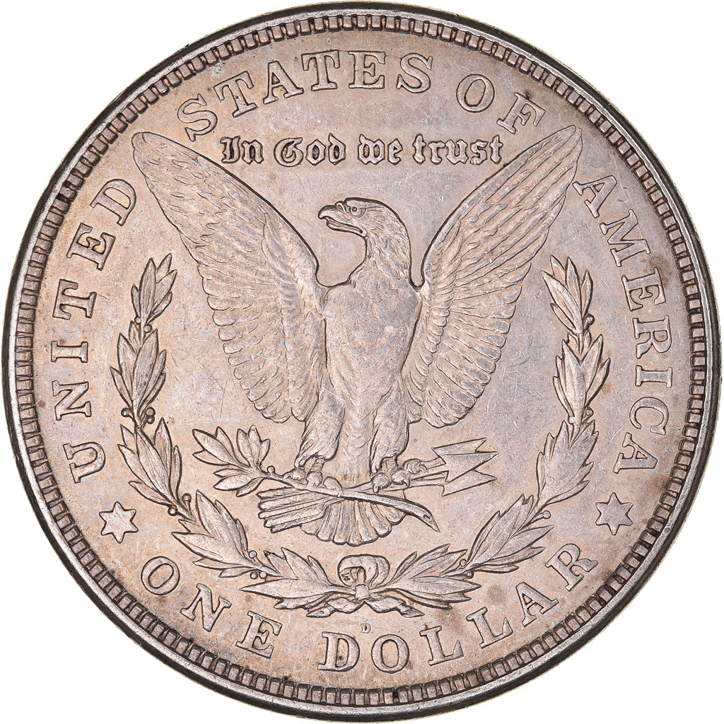 Moneta, Stati Uniti, Morgan Dollar, Dollar, 1921, Denver, BB+, Argento, KM:110
