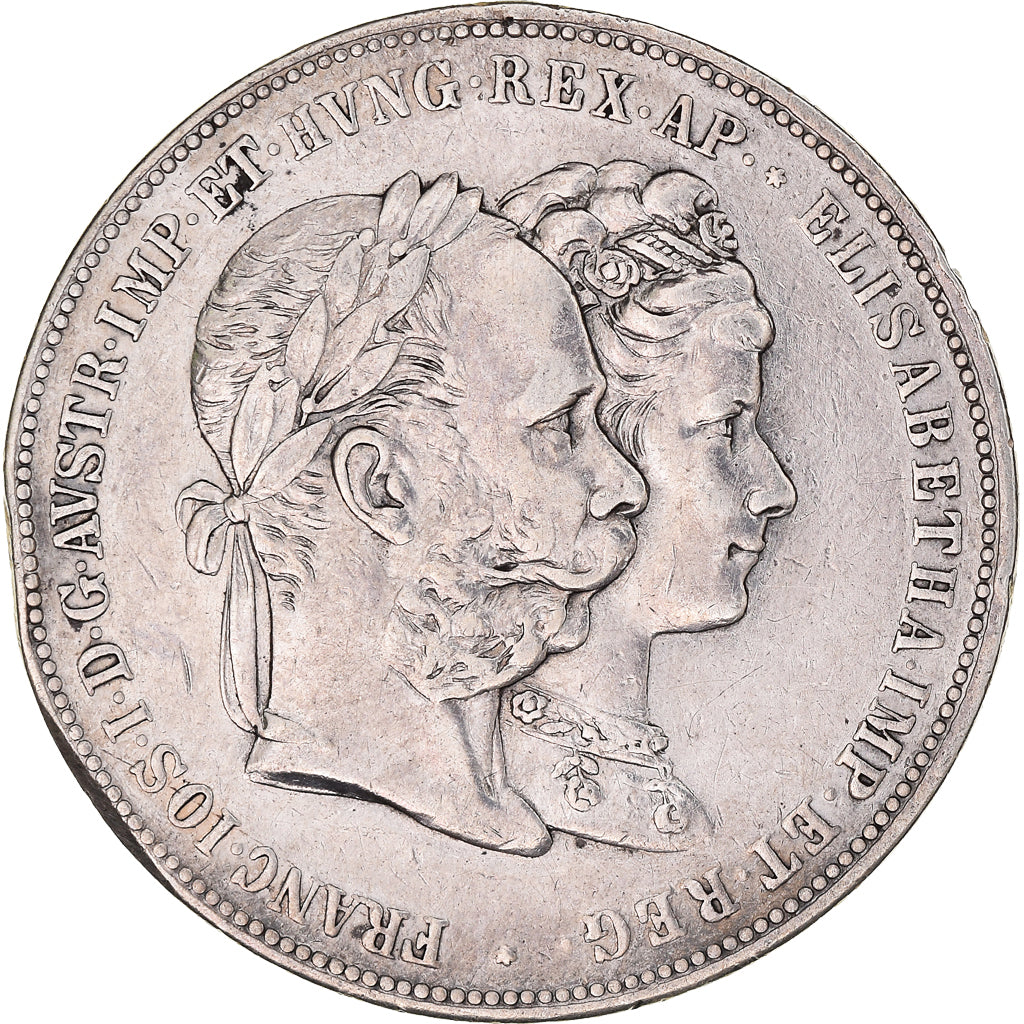 Moneda, Austria, Franz Joseph I, 2 Florin, 1879, Vienna, MBC, Plata, KM:2233