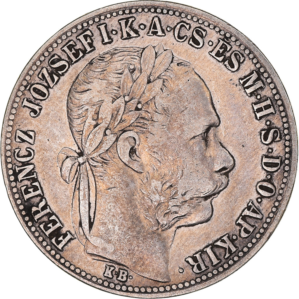 Coin, Hungary, Franz Joseph I, Forint, 1883, Kremnitz, VF(30-35), Silver, KM:469