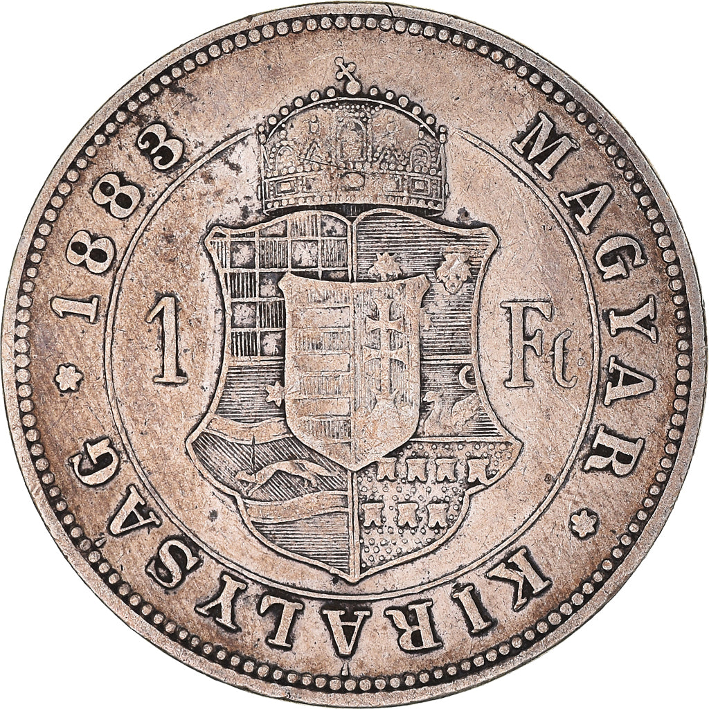 Coin, Hungary, Franz Joseph I, Forint, 1883, Kremnitz, VF(30-35), Silver, KM:469