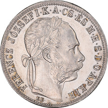 Monnaie, Hongrie, Franz Joseph I, Forint, 1891, Kremnitz, SUP+, Argent, KM:475