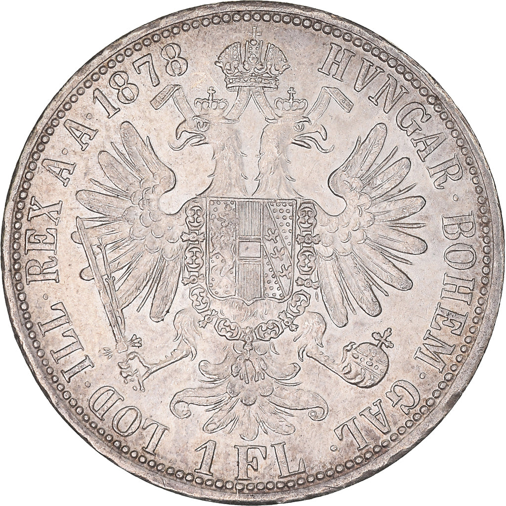Münze, Österreich, Franz Joseph I, Florin, 1878, Vienna, VZ, Silber, KM:2222
