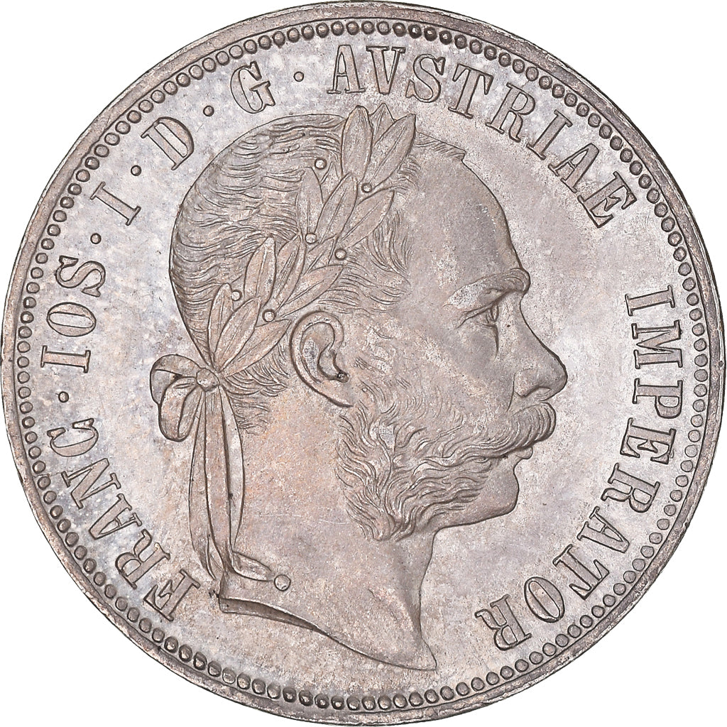 Coin, Austria, Franz Joseph I, Florin, 1878, Vienna, MS(63), Silver, KM:2222