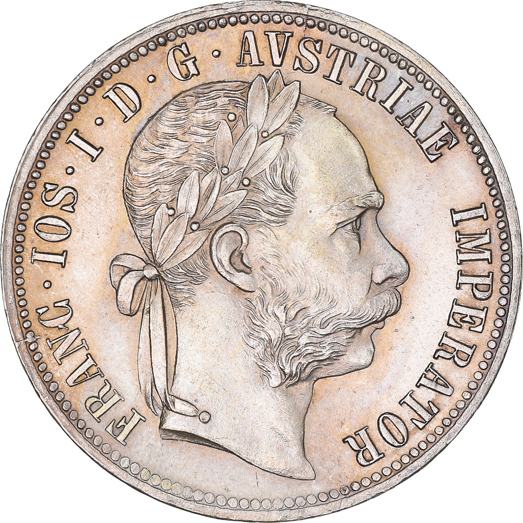 Coin, Austria, Franz Joseph I, Florin, 1879, Vienna, MS(63), Silver, KM:2222