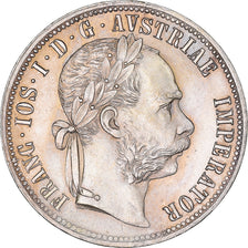 Coin, Austria, Franz Joseph I, Florin, 1879, Vienna, MS(63), Silver, KM:2222