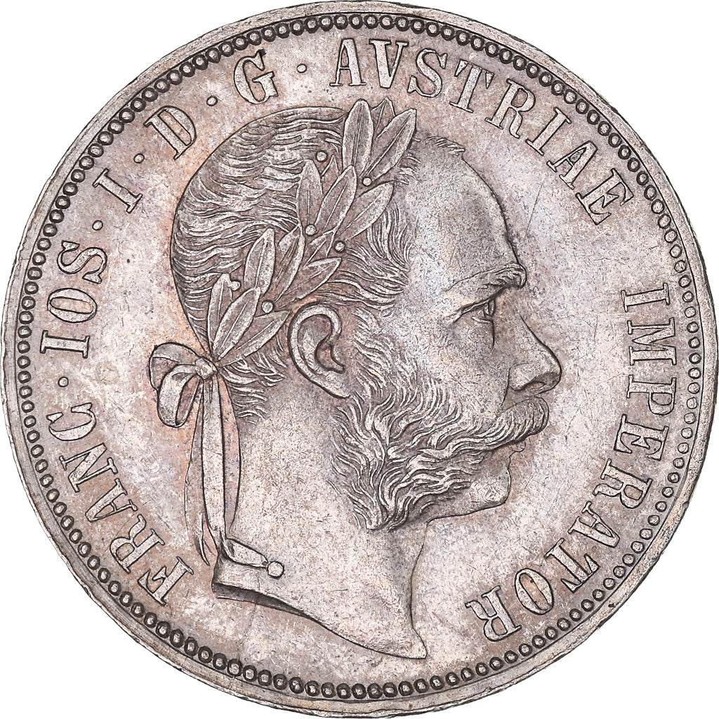 Moneda, Austria, Franz Joseph I, Florin, 1884, Vienna, EBC, Plata, KM:2222