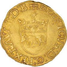 Coin, FRENCH STATES, Henri d'Albret, Écu d'or au soleil, Morlaas, Collection