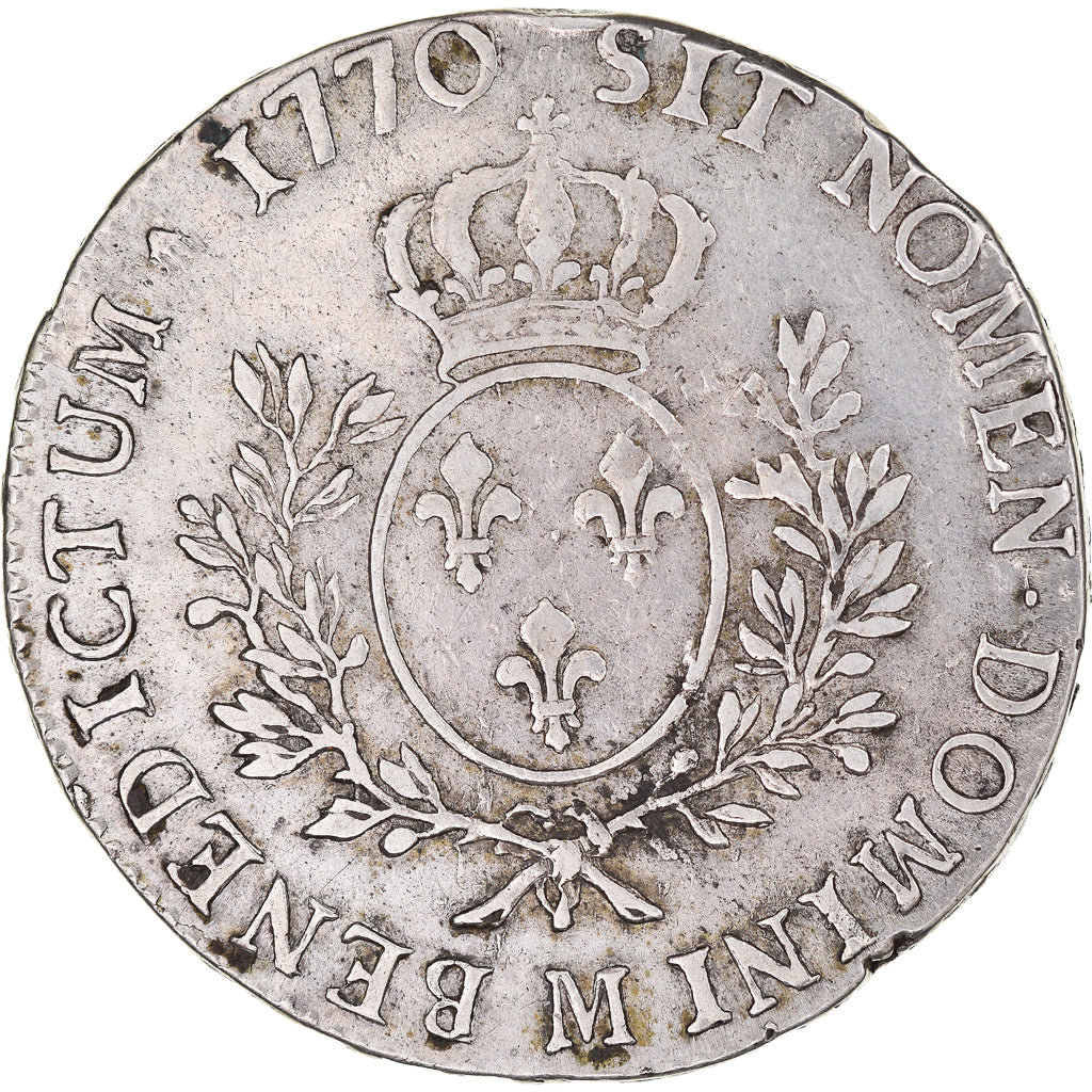 Munten, Frankrijk, Louis XV, Écu au bandeau, Ecu, 1770, Toulouse, ZF, Zilver
