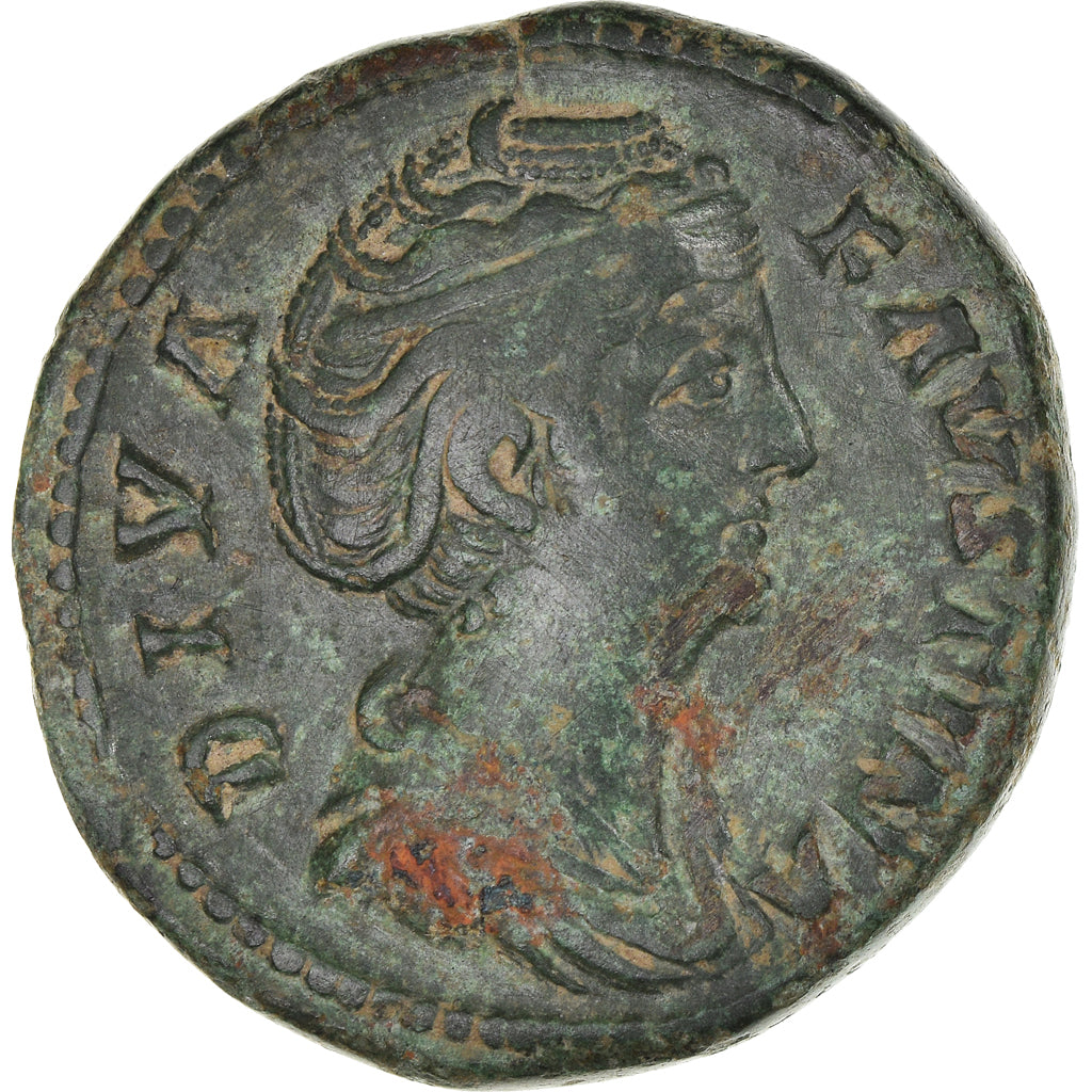 Moneta, Ancient Rome, Roman Empire (27 BC – AD 476), Faustina I, Dupondius, c.