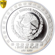 Coin, Mexico, Silver Oz, 100 Pesos, 1992, Mexico City, Proof, PCGS, PR68DCAM