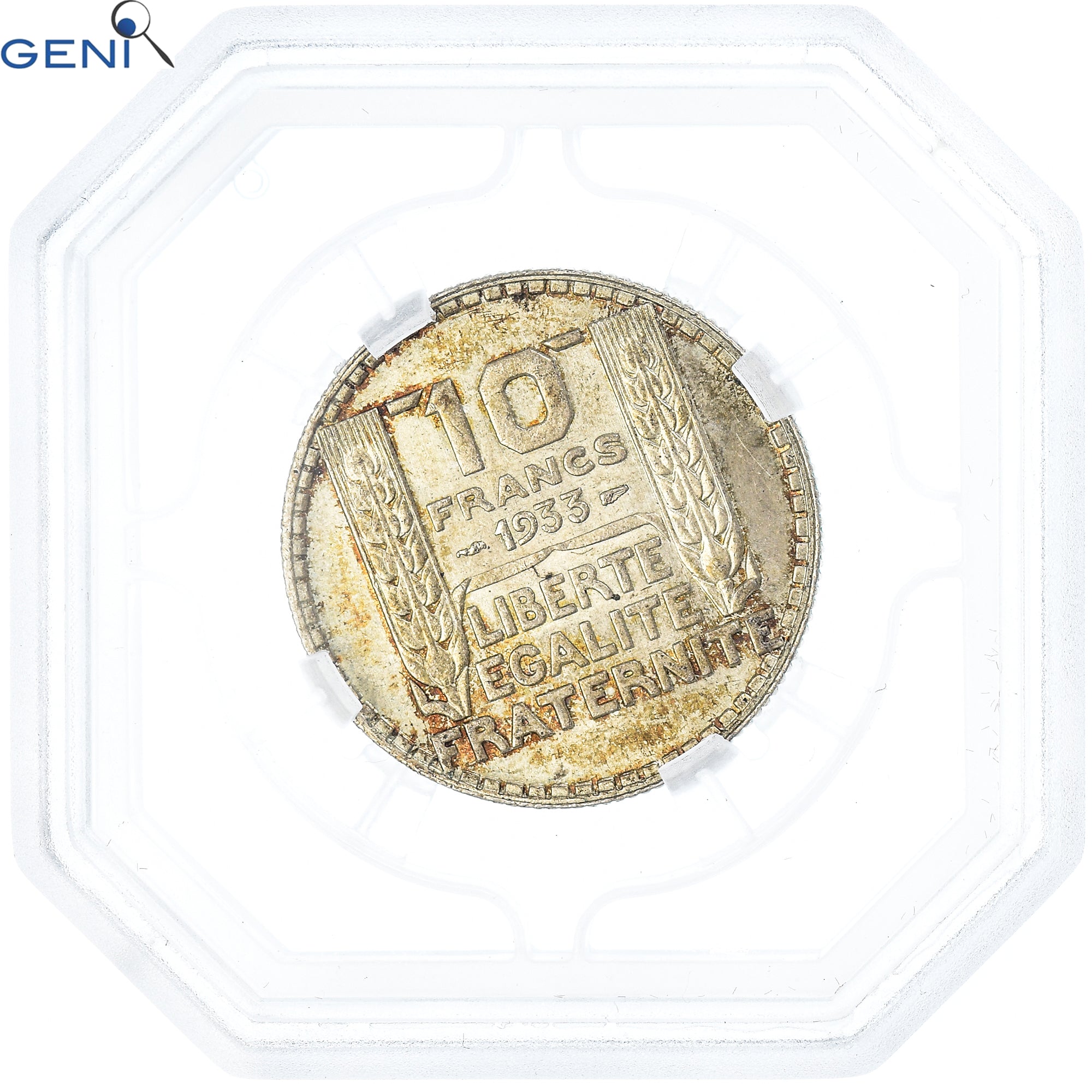 Monnaie, France, Turin, 10 Francs, 1933, Paris, GENI, MS63, SPL, Argent