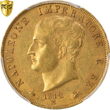 Moeda, ESTADOS ITALIANOS, KINGDOM OF NAPOLEON, Napoleon I, 40 Lire, 1812, Milan
