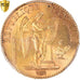 Moneta, Francia, Génie, 20 Francs, 1877, Paris, PCGS, MS64, SPL+, Oro, KM:825