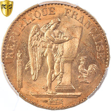 Coin, France, Génie, 20 Francs, 1878, Paris, PCGS, MS63, MS(63), Gold, KM:825