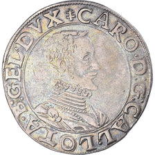 Coin, FRENCH STATES, LORRAINE, Charles III, Teston, Nancy, EF(40-45), Silver