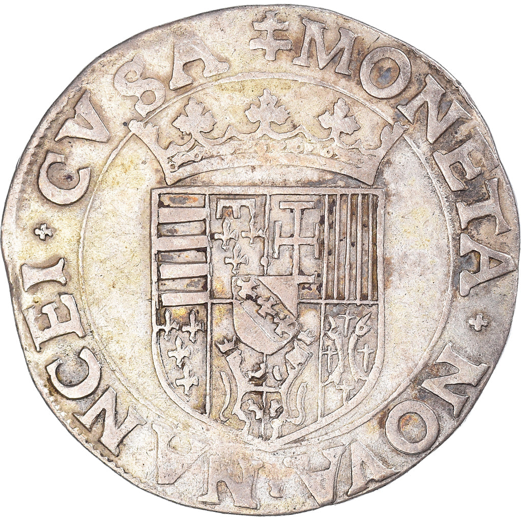 Munten, FRANSE STATEN, LORRAINE, Charles III, Teston, Nancy, ZF, Zilver
