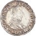 Moneda, ESTADOS FRANCESES, LORRAINE, Charles III, 1/4 Teston, Nancy, MBC, Plata