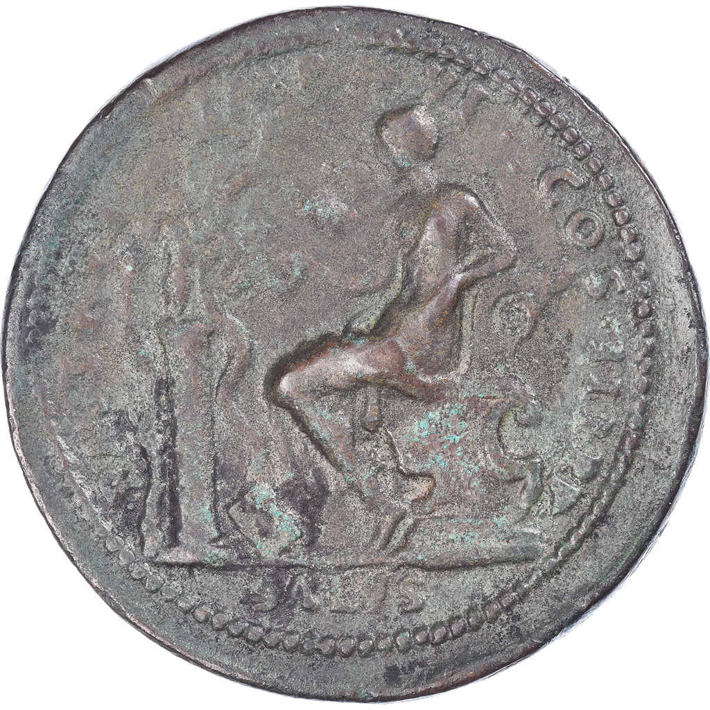 Moneta, Commodus, Cast Paduan Medallion, 16-17th century, EF(40-45), Brązowy