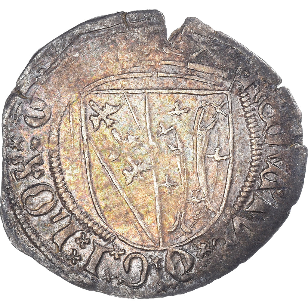Coin, FRENCH STATES, LORRAINE, René II, 1/2 Gros ou 1/4 de Plaque, Nancy