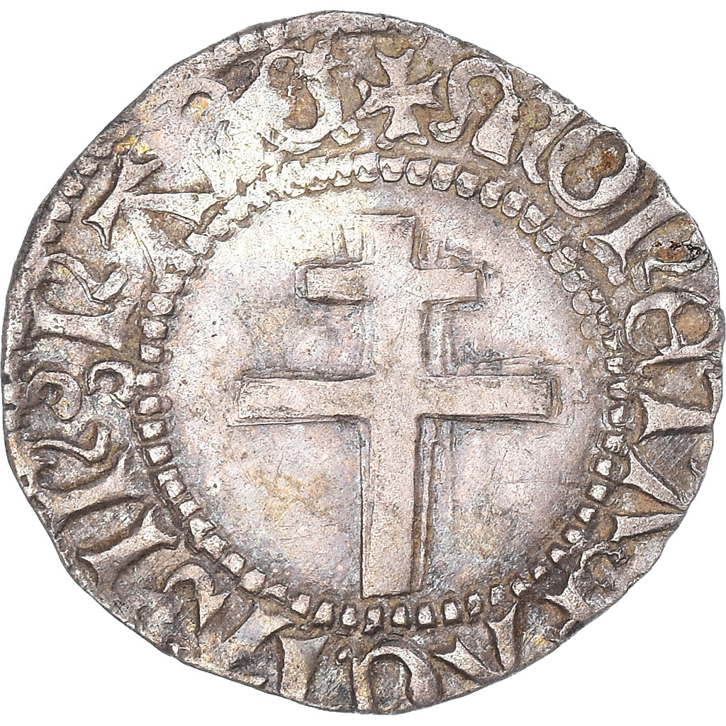 Coin, FRENCH STATES, LORRAINE, René II, Blanc, Nancy, EF(40-45), Silver