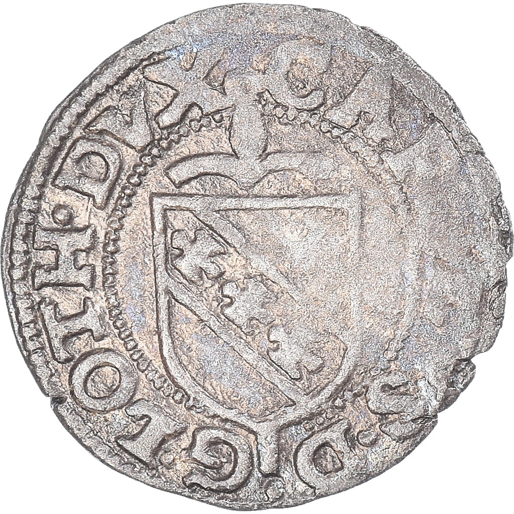 Coin, FRENCH STATES, LORRAINE, Charles III, 1/2 Spadin, Nancy, EF(40-45)